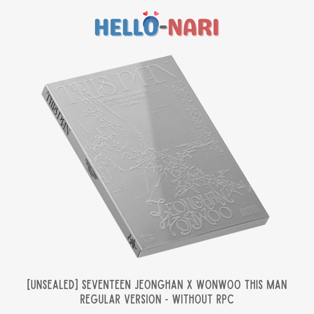 SEVENTEEN JEONGHAN X WONWOO THIS MAN Standard Version