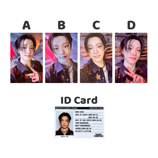 SEVENTEEN HAPPY BURSTDAY Standard Version: New Burstday - Official Album Photocards