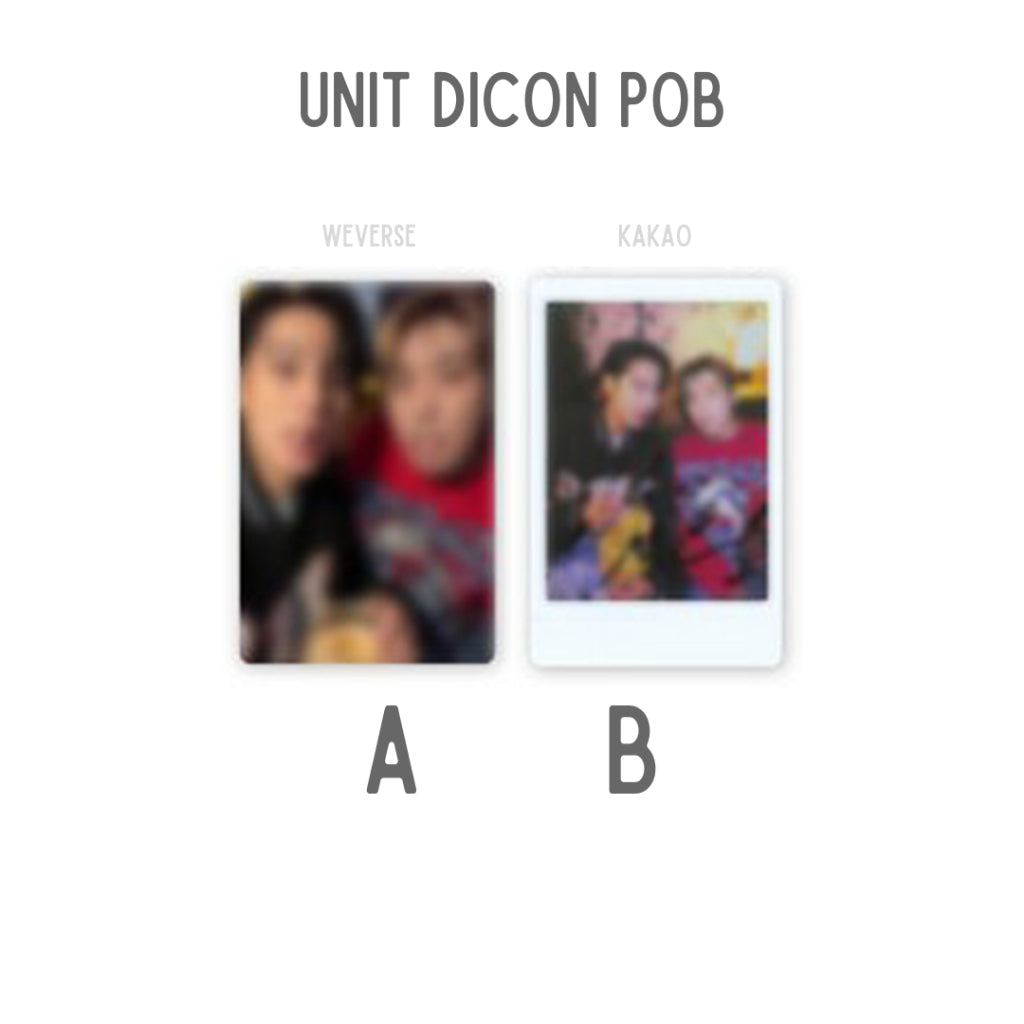 DICON VOLUME No26 SEVENTEEN WONWOO & MINGYU : White Midnight Official Photocards