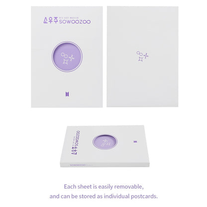 BTS SOWOOZOO Postcard Book