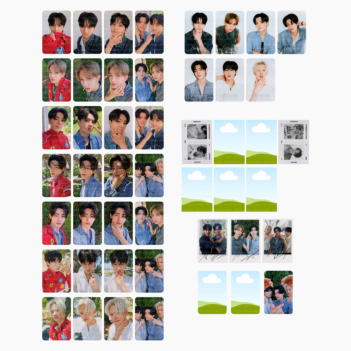 DICON VOLUME N°30 ENHYPEN (A-TYPE) GOLDEN AGE Official Photocards