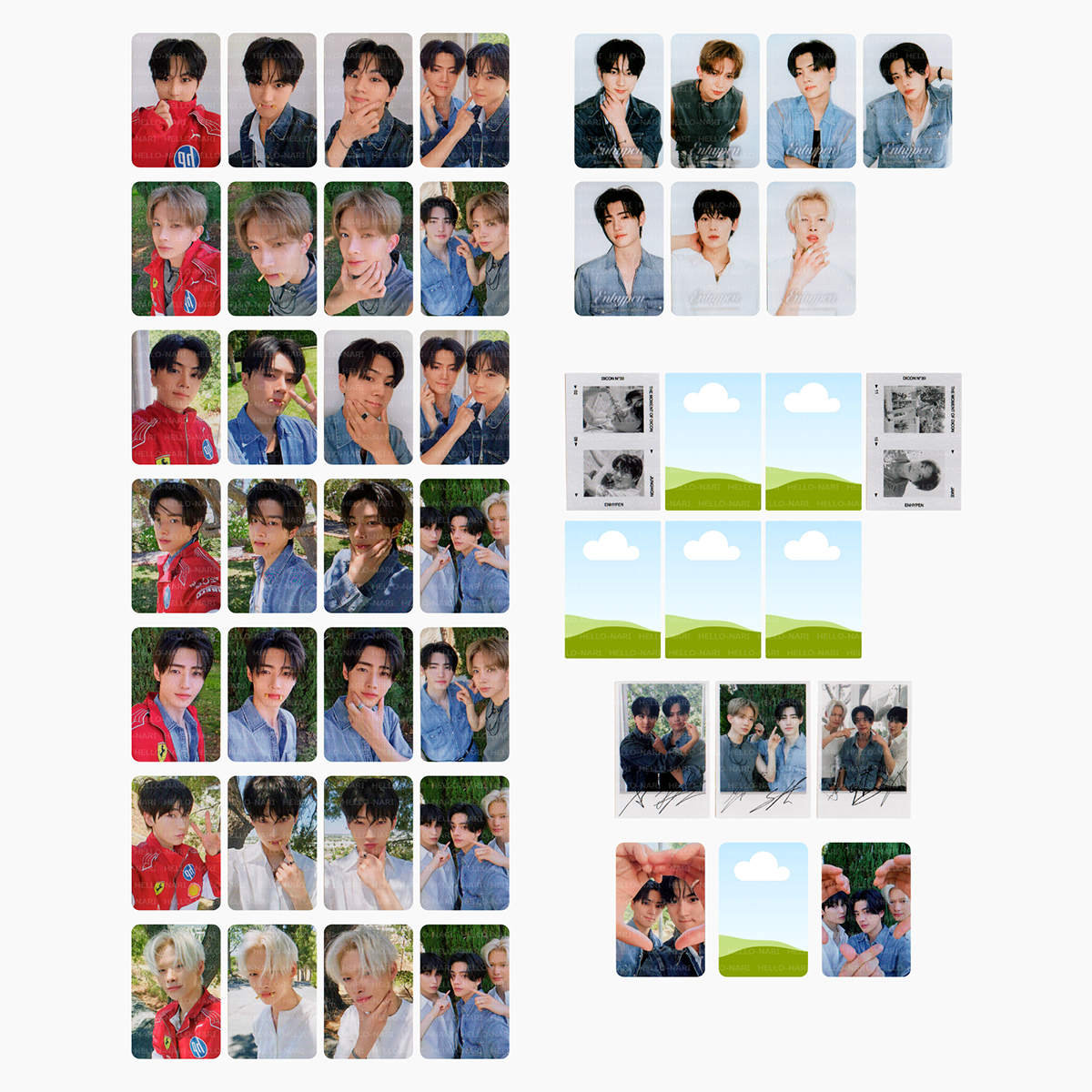 DICON VOLUME N°30 ENHYPEN (A-TYPE) GOLDEN AGE Official Photocards