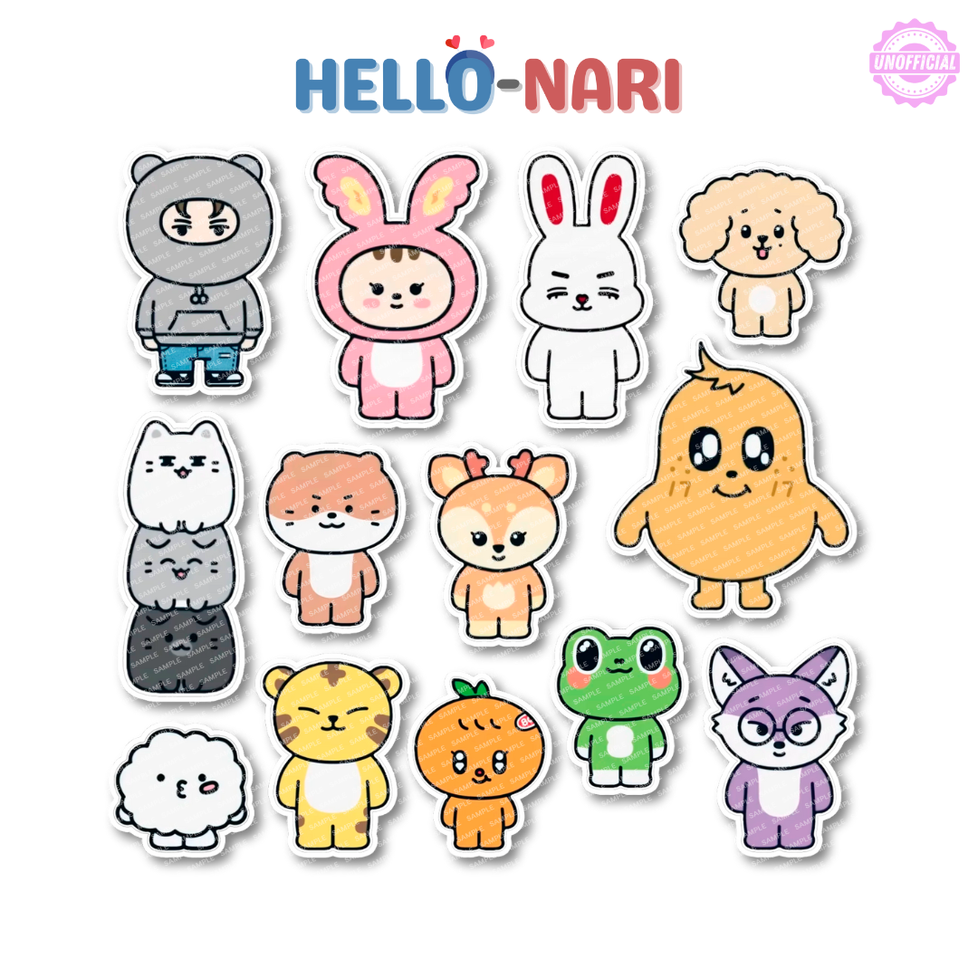 [FANMADE] SEVENTEEN MINITEEN Inspired Stickers | Matte | Vinyl Sticker | Waterproof | Die Cut | Easy Peel