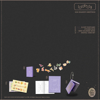 SEVENTEEN 2026 Season's Greetings: ONCE UPON A TIME (Unsealed Set | Photocards | Tingi)