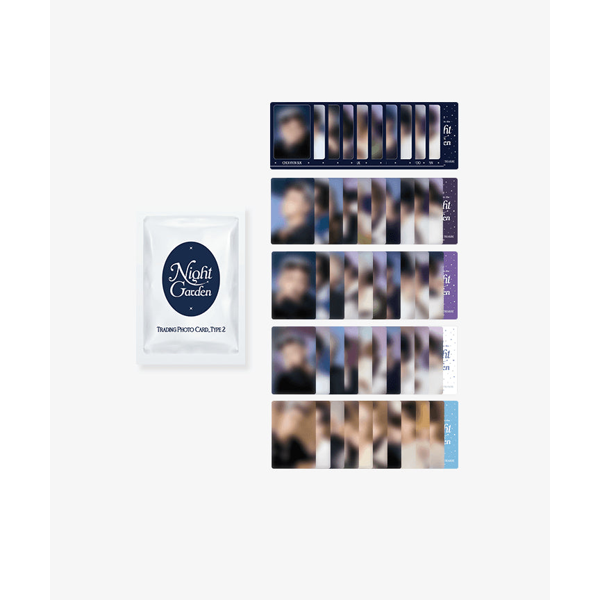 TREASURE Night Garden Trading Photo Card (Type 2)
