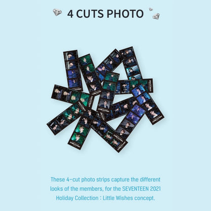 SEVENTEEN Official Little Wishes 4-Cut Photo