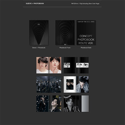 BTS Map of the Soul ON:E Concept Photobook - Route Version (With j-hope Photocard)