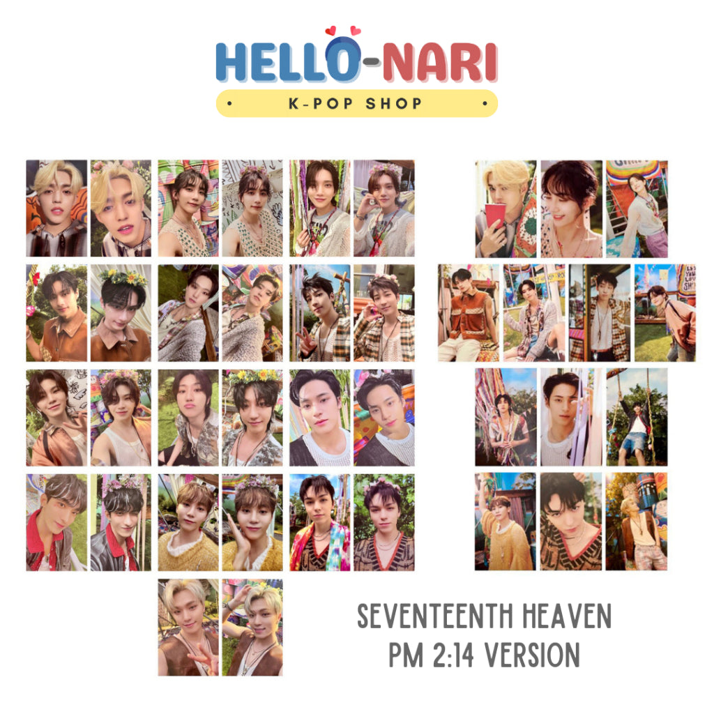 SEVENTEEN Seventeenth Heaven Standard 2:14 PM Version Official Album Photocards