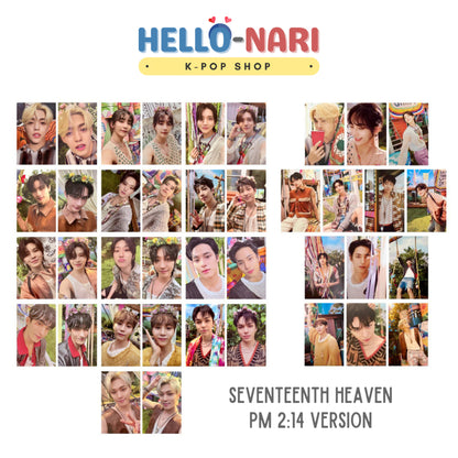 SEVENTEEN Seventeenth Heaven Standard 2:14 PM Version Official Album Photocards