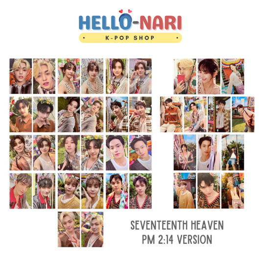 SEVENTEEN Seventeenth Heaven Standard 2:14 PM Version Official Album Photocards