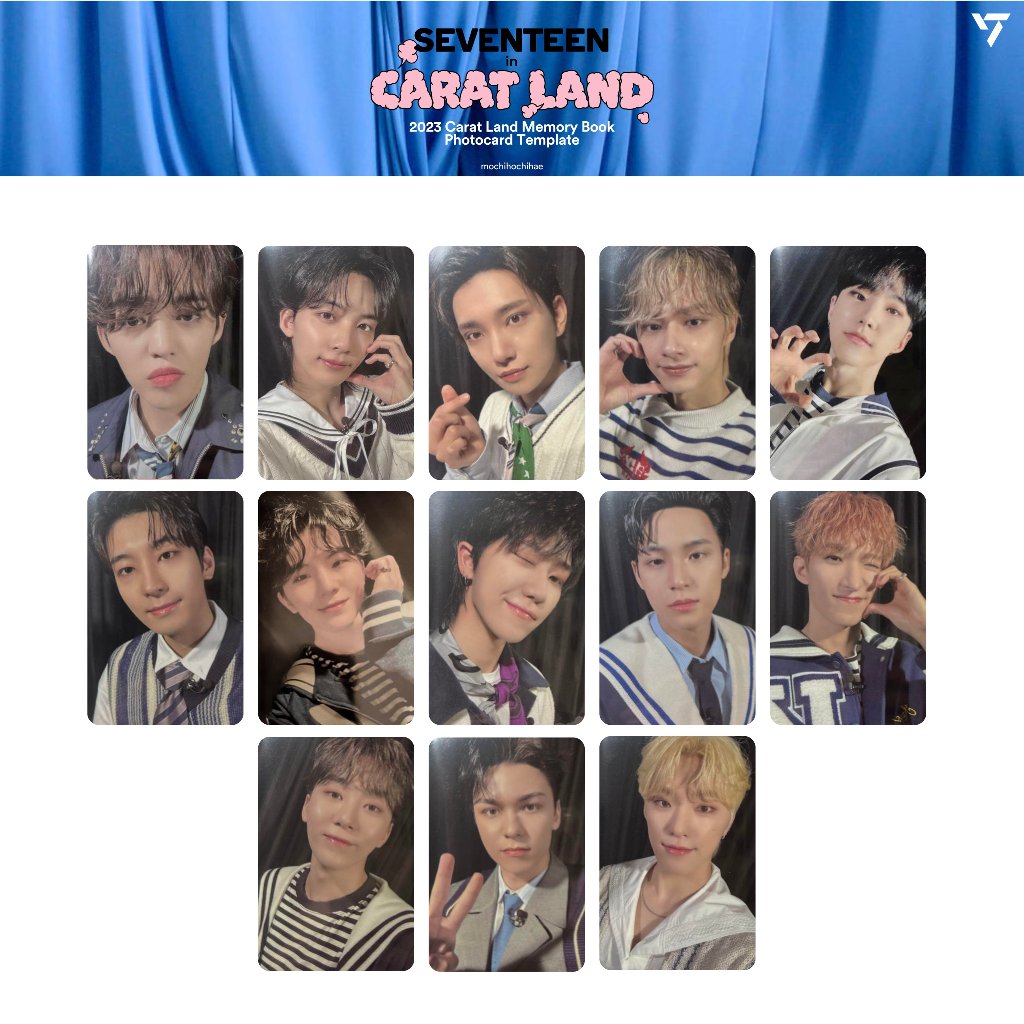 SEVENTEEN 7th Fan Meeting 2023 SEVENTEEN in Carat Land Memory Book+ Digital Code