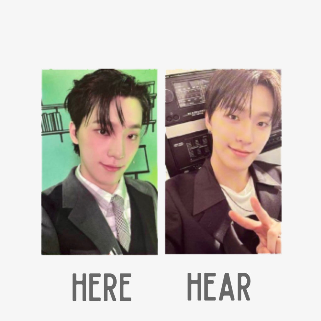 SEVENTEEN 17 IS RIGHT HERE Standard Version (Hear / Here) - Official Concept Photocards (Tingi)