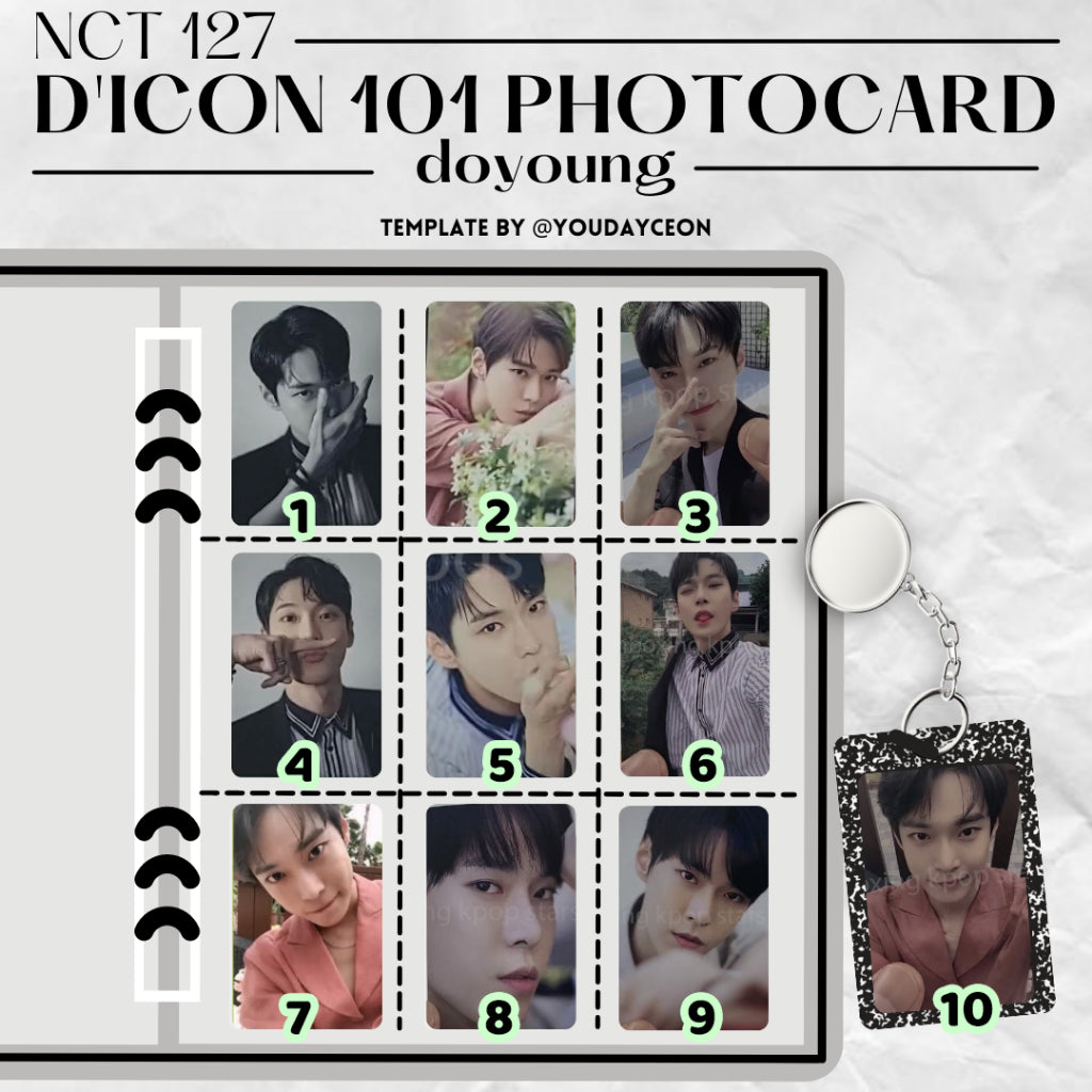 NCT127 DICON 101 Photocard Custom Book