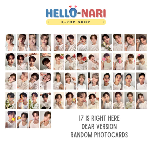 SEVENTEEN 17 IS RIGHT HERE Dear Version - Official Random Photocards