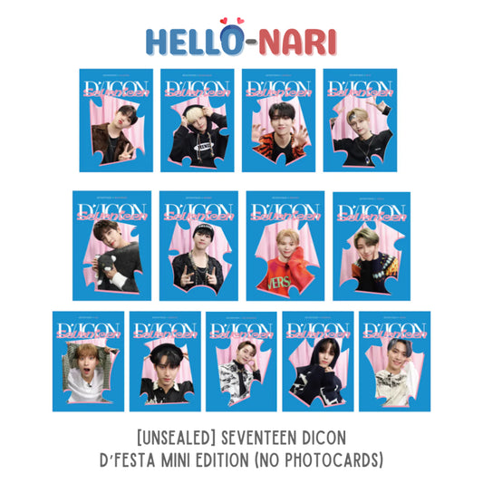 SEVENTEEN DICON D'FESTA Mini Edition (Incomplete Inclusions, No Photocards)