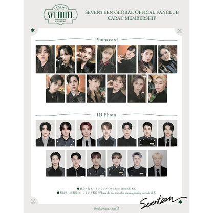 SEVENTEEN 8th Carat Membership Kit - The Moonrise Hotel of SVT: Room No. 17 (Tingi)