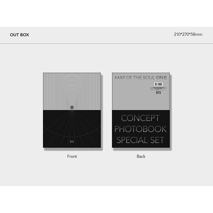 BTS Map of the Soul ON:E Concept Photobook Special Set (Incomplete inclusions)