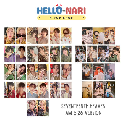 SEVENTEEN Seventeenth Heaven Standard 5:26 AM Version Official Album Photocards