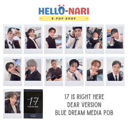 SEVENTEEN 17 IS RIGHT HERE Dear Version - Blue Dream Media POB