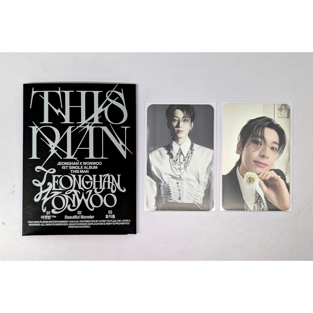 SEVENTEEN JEONGHAN X WONWOO THIS MAN WeVerse Albums Version