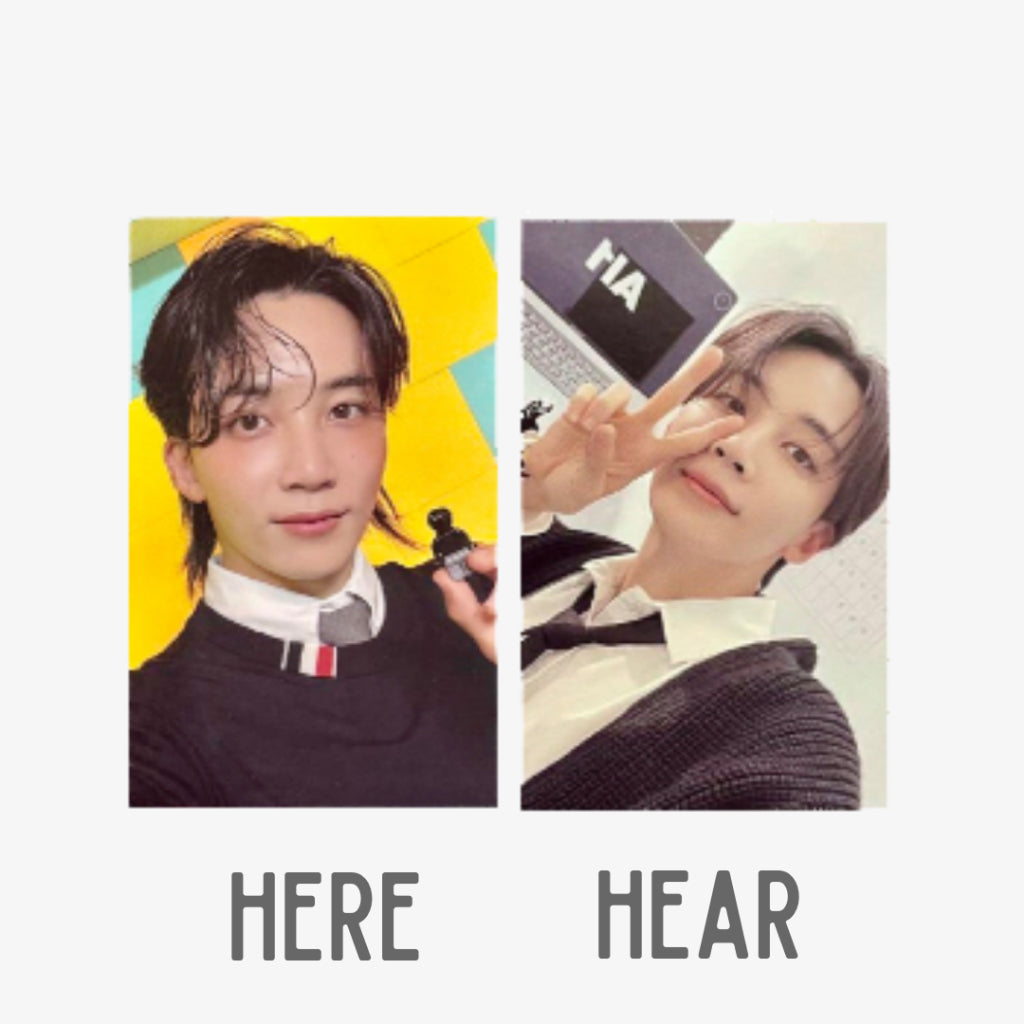 SEVENTEEN 17 IS RIGHT HERE Standard Version (Hear / Here) - Official Concept Photocards (Tingi)