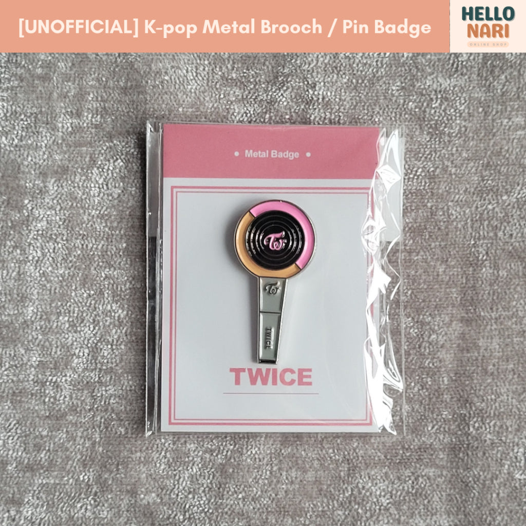 [UNOFFICIAL] K-pop Metal Brooch / Badge / Pin (BTS, SEVENTEEN, TXT, ENHYPEN, NCT, TWICE)