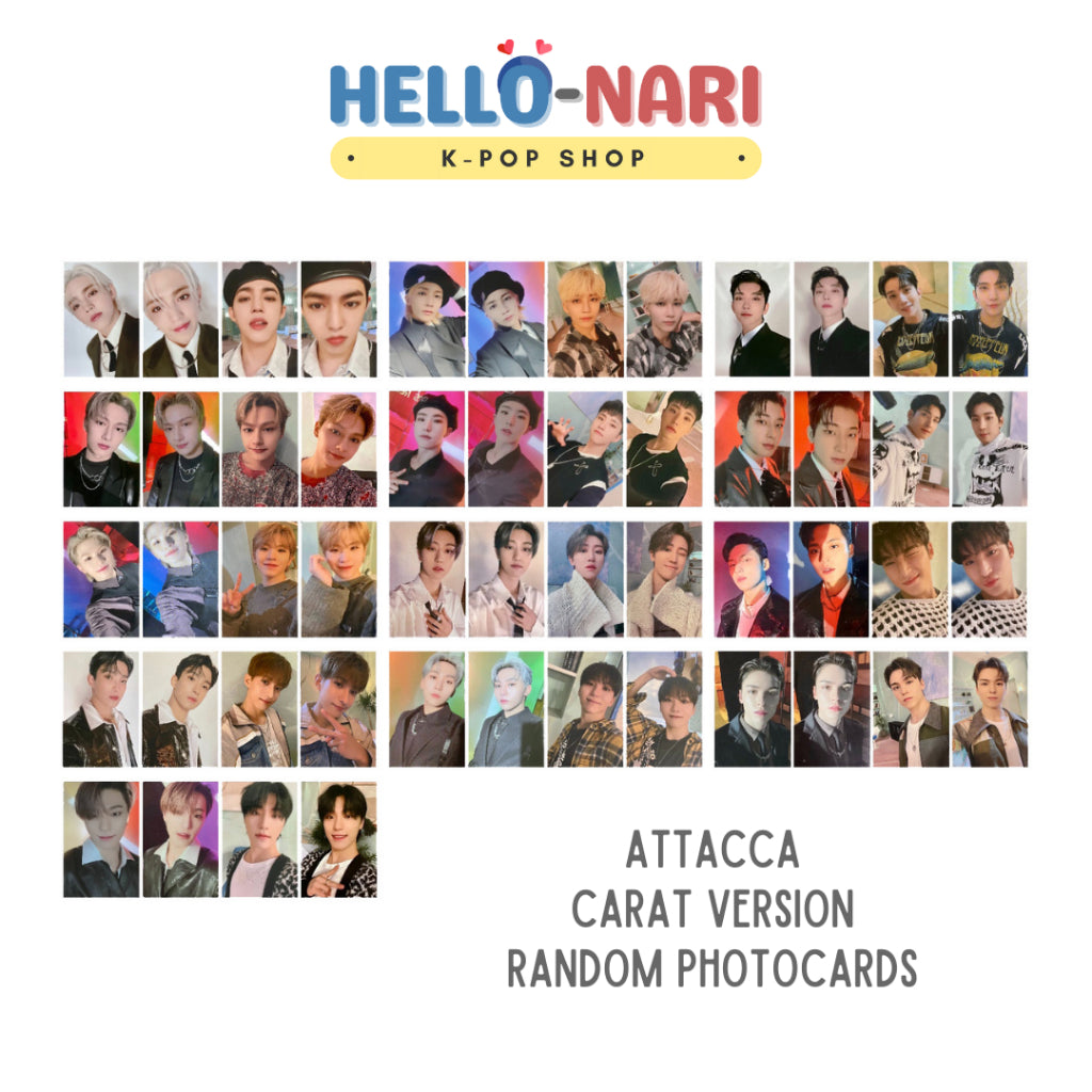 SEVENTEEN Attacca Carat Version Official Album Photocards