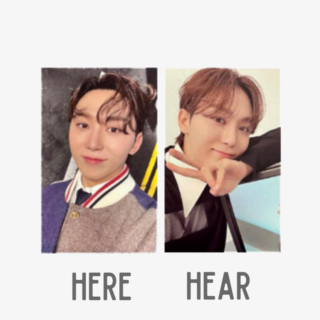 SEVENTEEN 17 IS RIGHT HERE Standard Version (Hear / Here) - Official Concept Photocards (Tingi)