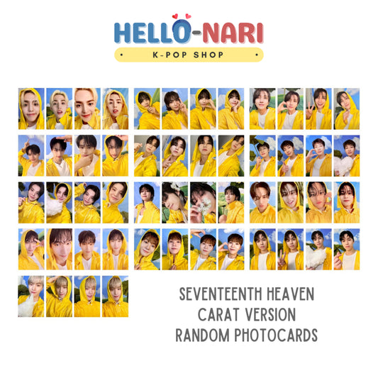 SEVENTEEN Seventeenth Heaven Carat Version Official Album Photocards