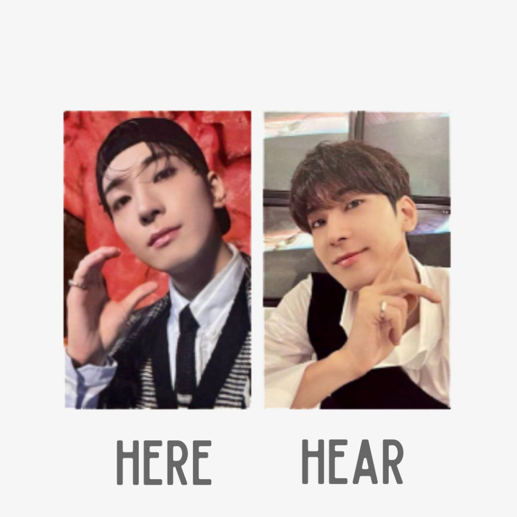 SEVENTEEN 17 IS RIGHT HERE Standard Version (Hear / Here) - Official Concept Photocards (Tingi)