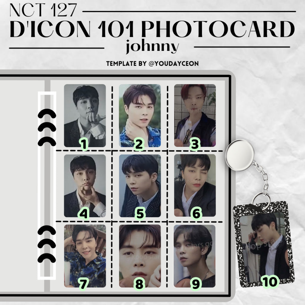 NCT127 DICON 101 Photocard Custom Book