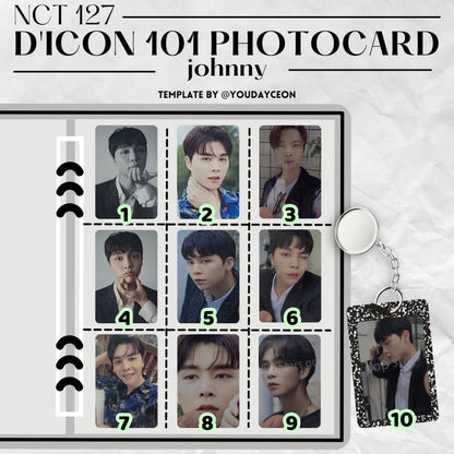 NCT127 DICON 101 Photocard Custom Book