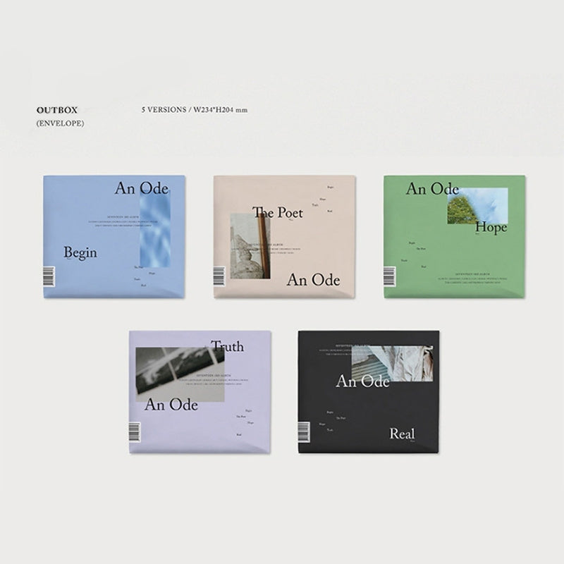 SEVENTEEN An Ode: Begin / The Poet / Hope / Truth / Real (No Photocards)