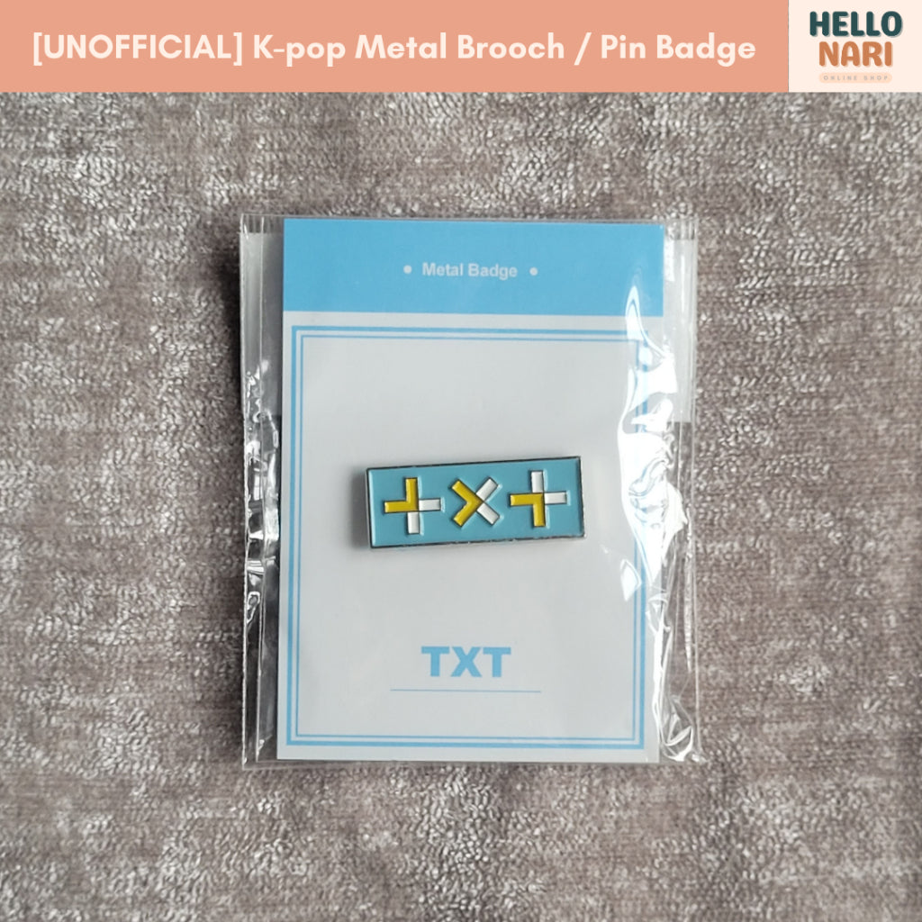 [UNOFFICIAL] K-pop Metal Brooch / Badge / Pin (BTS, SEVENTEEN, TXT, ENHYPEN, NCT, TWICE)