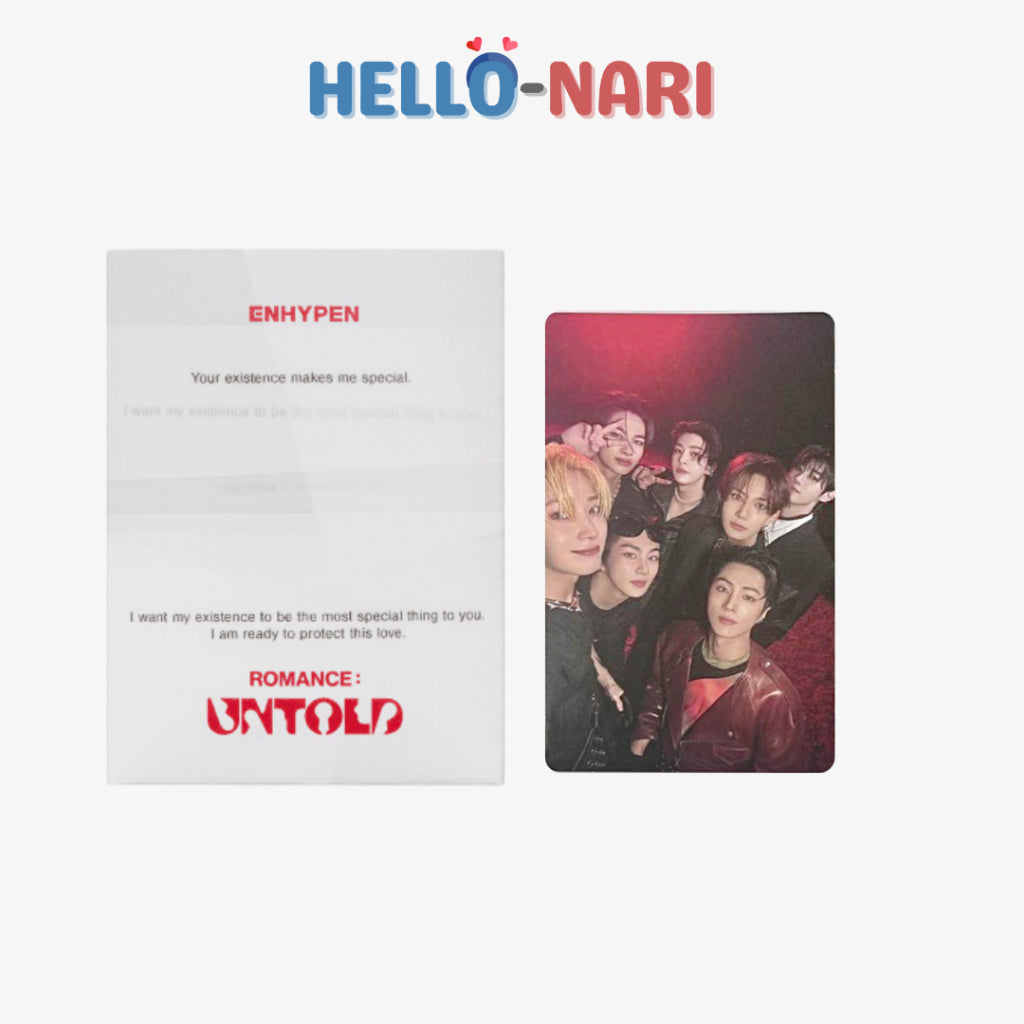 [UNSEALED] ENHYPEN Romance: Untold WeVerse Albums Version (QR, Track Card, Outbox)