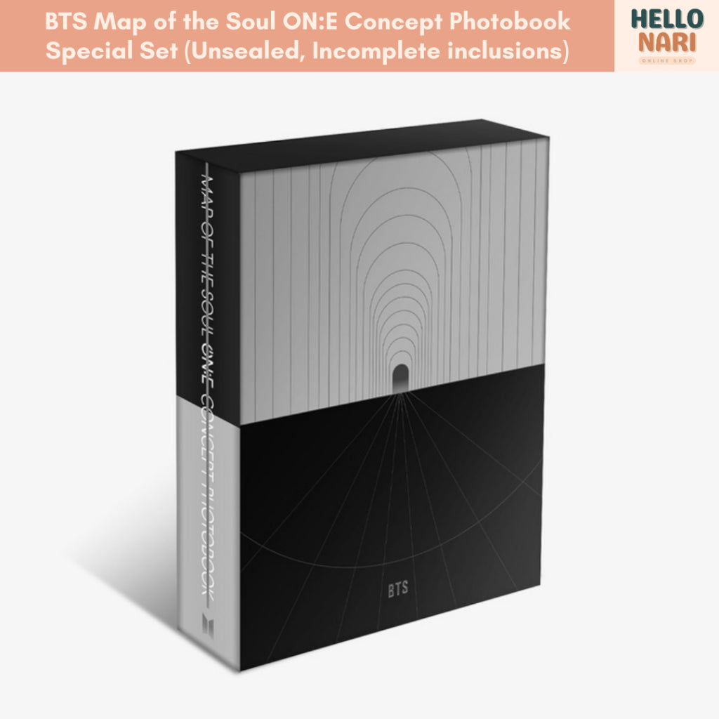 BTS Map of the Soul ON:E Concept Photobook Special Set (Incomplete inclusions)