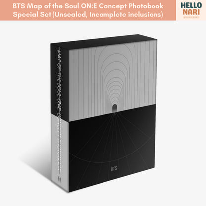 BTS Map of the Soul ON:E Concept Photobook Special Set (Incomplete inclusions)