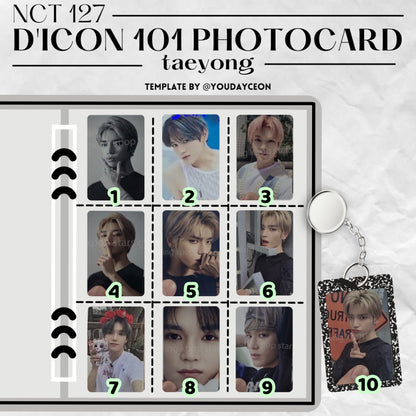 NCT127 DICON 101 Photocard Custom Book