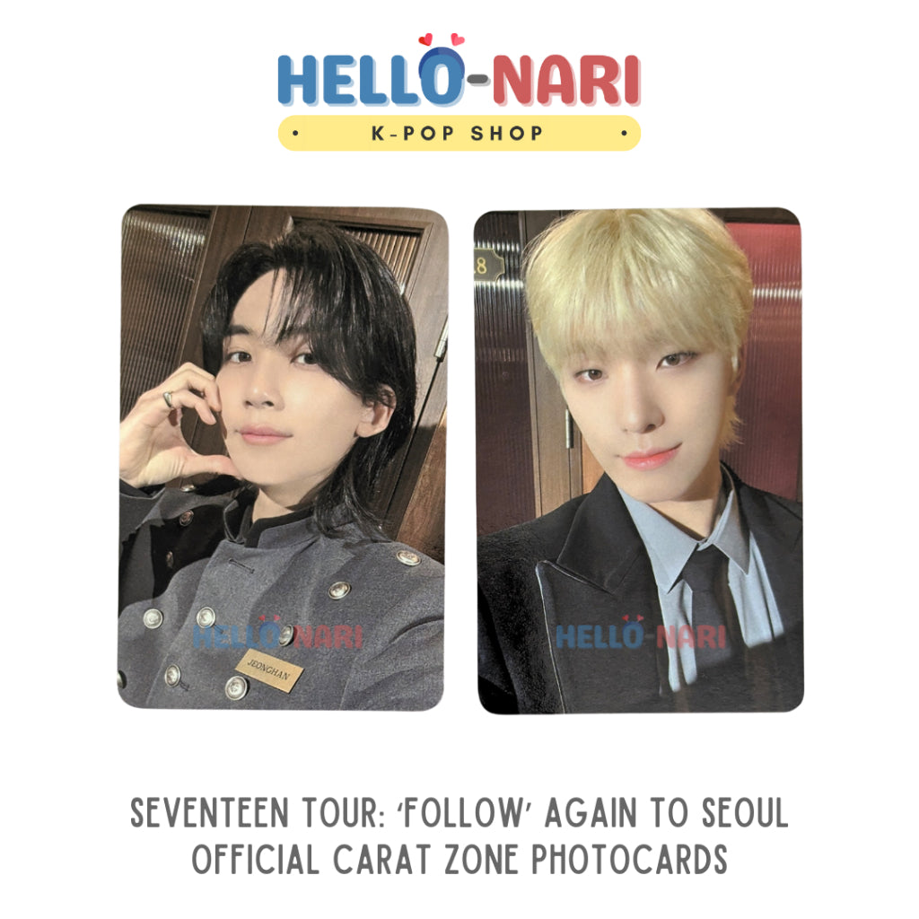SEVENTEEN TOUR: 'FOLLOW' AGAIN TO SEOUL Official Carat Zone Photocard