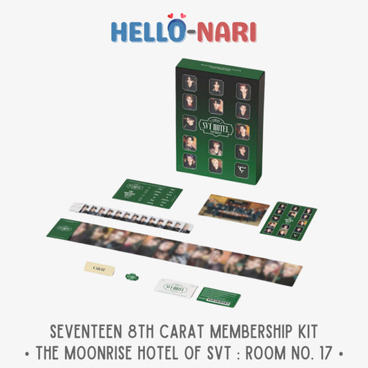 SEVENTEEN 8th Carat Membership Kit - The Moonrise Hotel of SVT: Room No. 17 (Tingi)