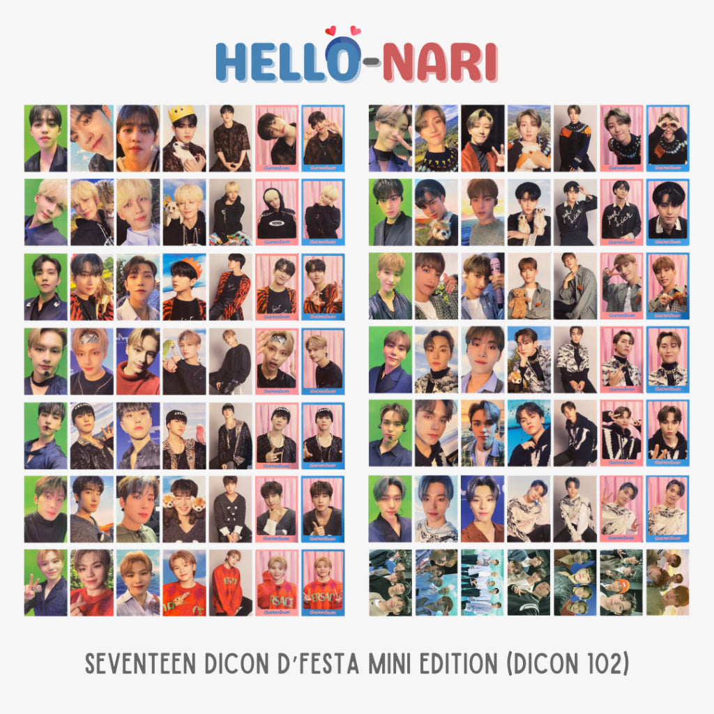 SEVENTEEN DICON D'FESTA Mini Edition Official Photocards (DICON 102)