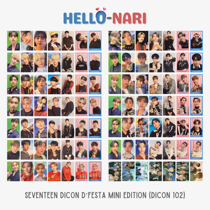 SEVENTEEN DICON D'FESTA Mini Edition Official Photocards (DICON 102)