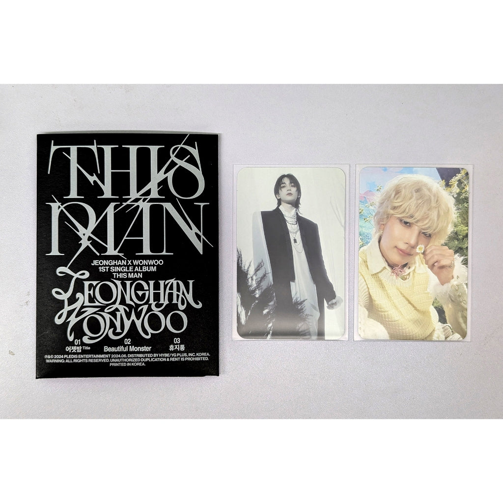 SEVENTEEN JEONGHAN X WONWOO THIS MAN WeVerse Albums Version