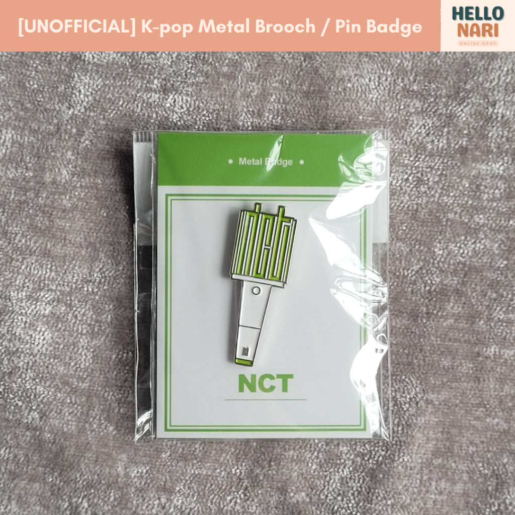 [UNOFFICIAL] K-pop Metal Brooch / Badge / Pin (BTS, SEVENTEEN, TXT, ENHYPEN, NCT, TWICE)