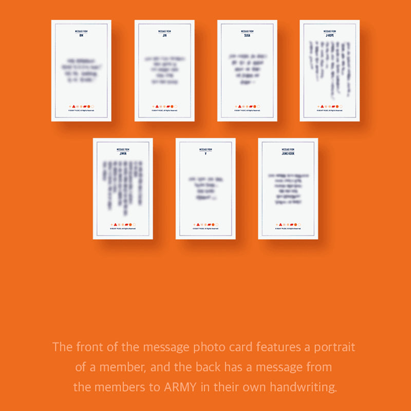 BTS Permission To Dance (PTD) On Stage in Seoul Official Message Photos