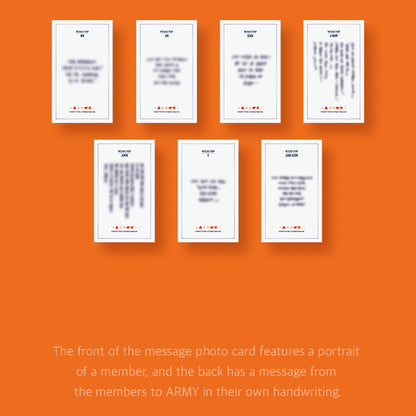 BTS Permission To Dance (PTD) On Stage in Seoul Official Message Photos