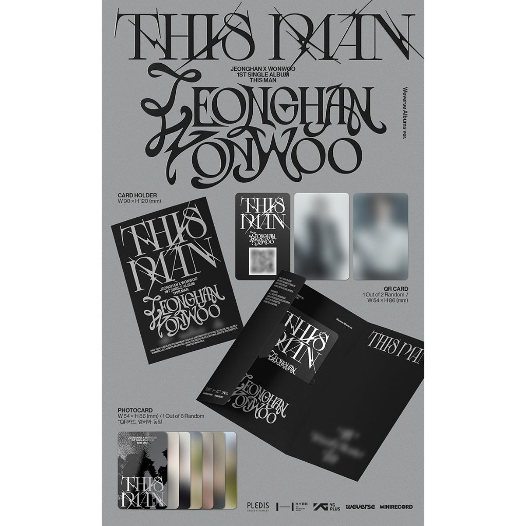 SEVENTEEN JEONGHAN X WONWOO THIS MAN WeVerse Albums Version