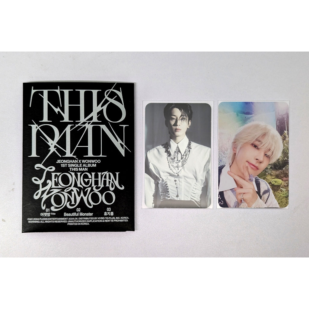 SEVENTEEN JEONGHAN X WONWOO THIS MAN WeVerse Albums Version