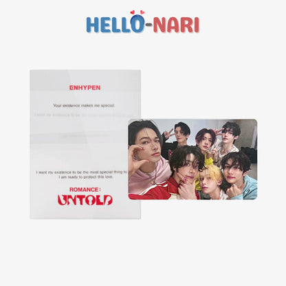 [UNSEALED] ENHYPEN Romance: Untold WeVerse Albums Version (QR, Track Card, Outbox)