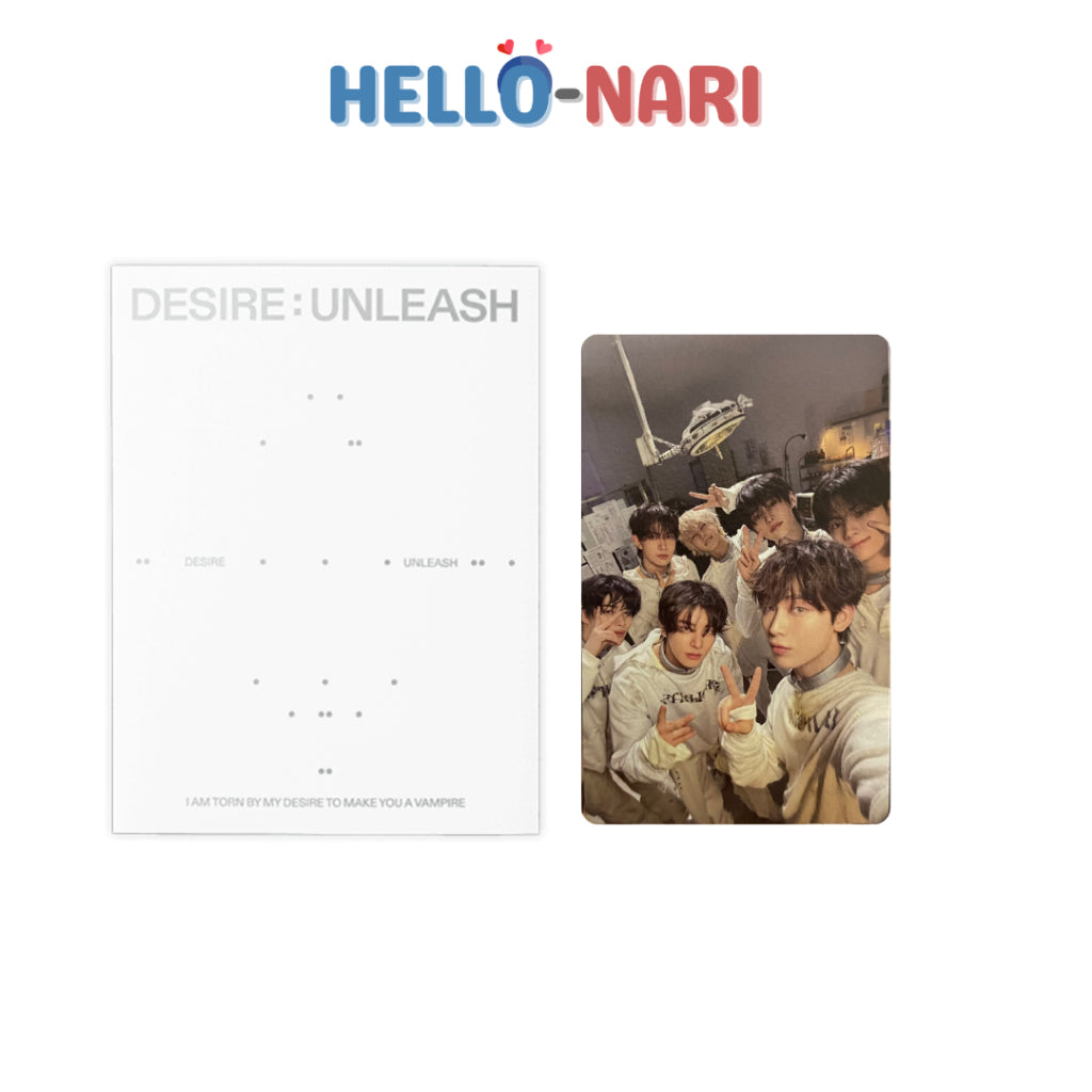 [UNSEALED] ENHYPEN Desire: Unleash WeVerse Albums Version (QR, Track Card, Outbox)